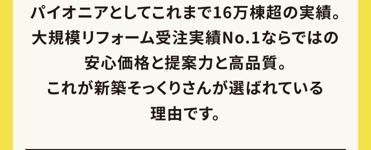 全国でご支持いただいている
信頼の実績とノウハウ